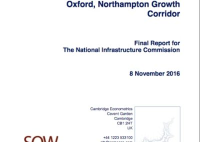 An economic analysis of the Cambridge-Oxford Corridor (2016)