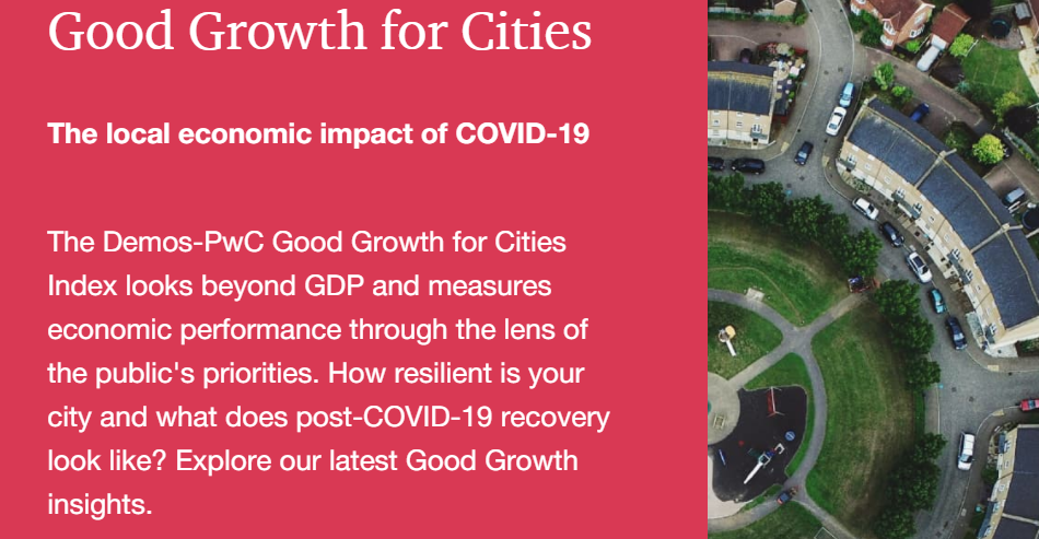 Oxford heads PWC/Demos Good Cities for Good Growth (2020)