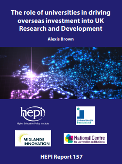 The role of universities in driving overseas investment into UK Research & Development