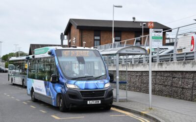 UK’s first electric autonomous bus route takes to public roads