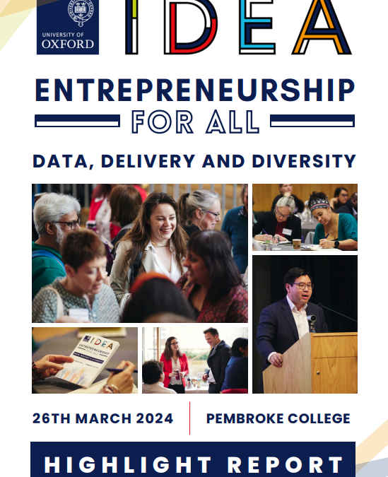 Highlight Report: “Entrepreneurship for All” Conference