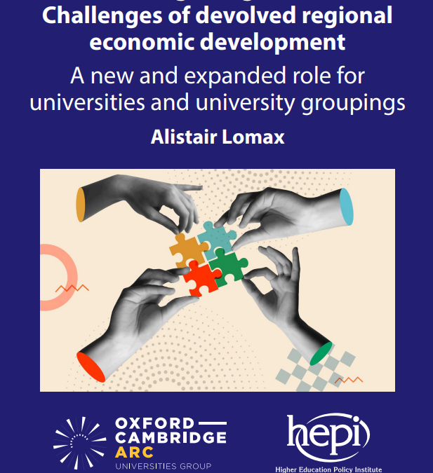 Stronger Together: Why we need a new and expanded role for universities and university groupings
