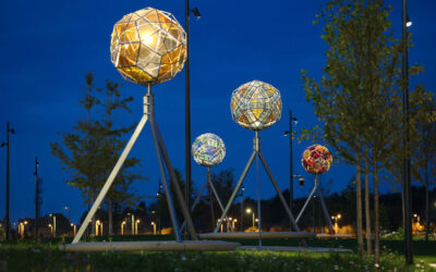 Olafur Eliasson’s first permanent public artwork in the UK unveiled at Oxford North