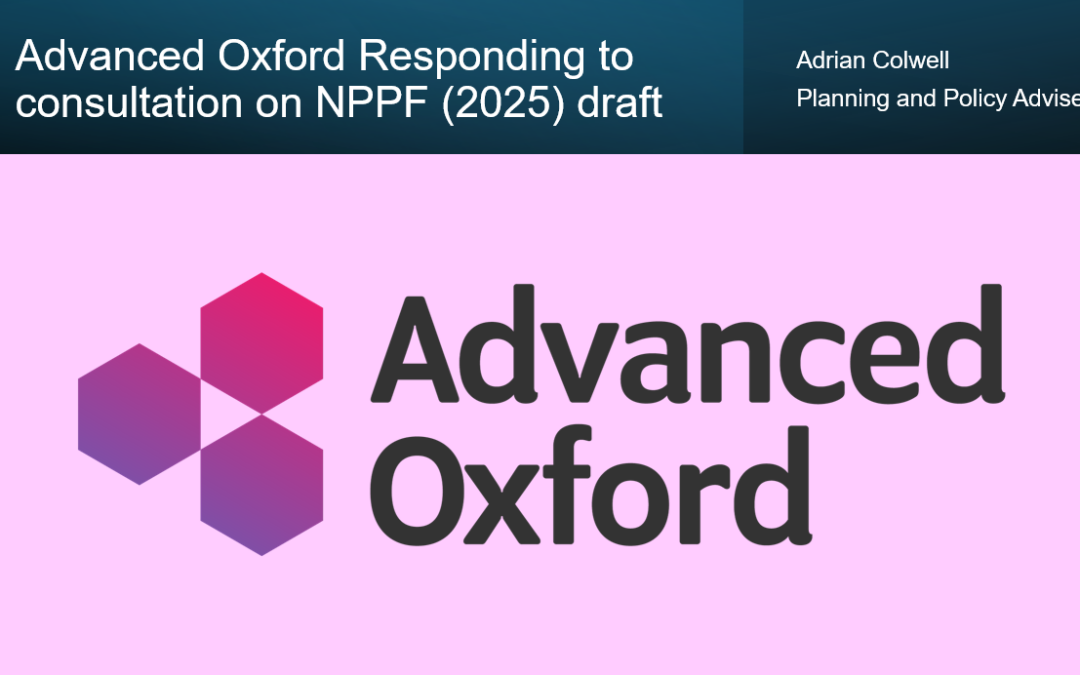 National Planning Policy Framework: Proposed Reforms and What They Mean for Oxfordshire