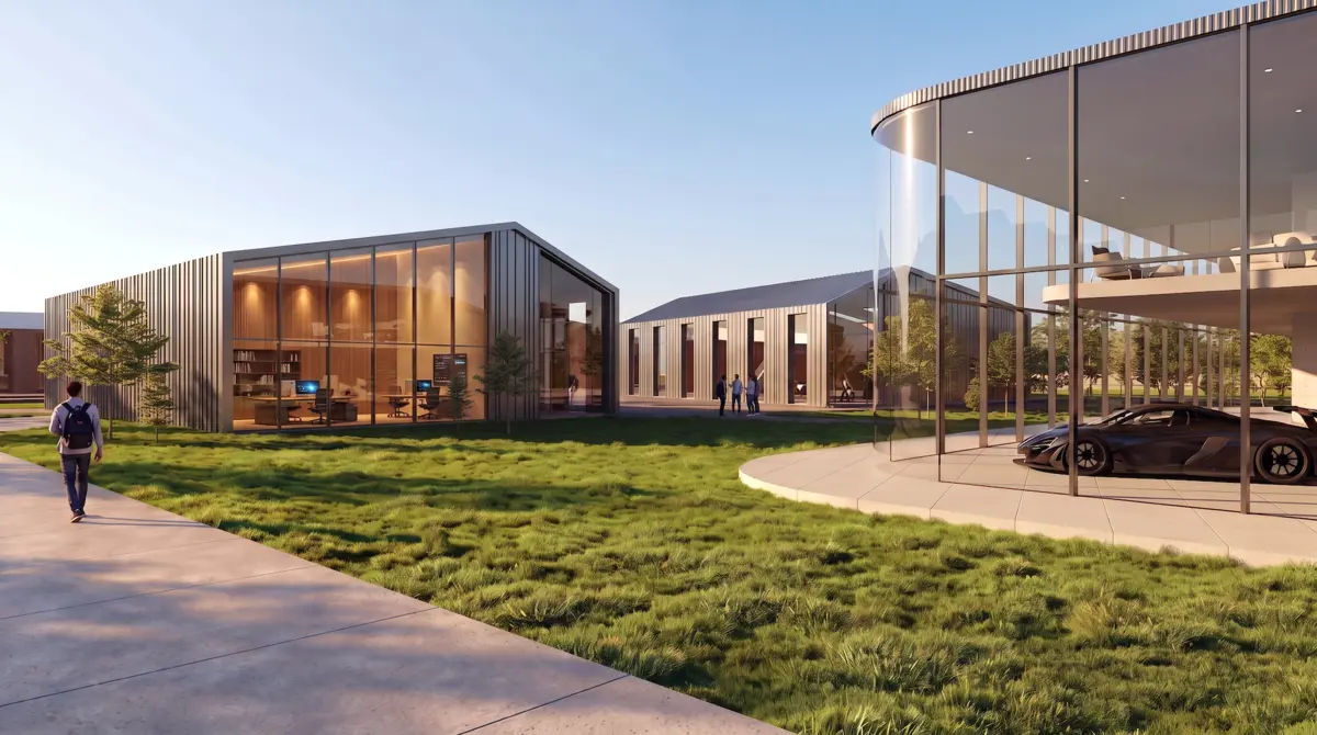 Proposed flexible employment space at Bicester Motion