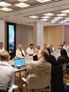 Inside the development group meeting