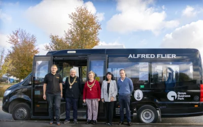 Alfred Flier shuttle bus Wantage Grove: new local service launches